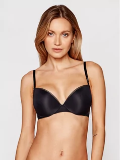 Biustonosze - Calvin Klein Underwear Biustonosz push-up 000QF1738E Czarny - grafika 1