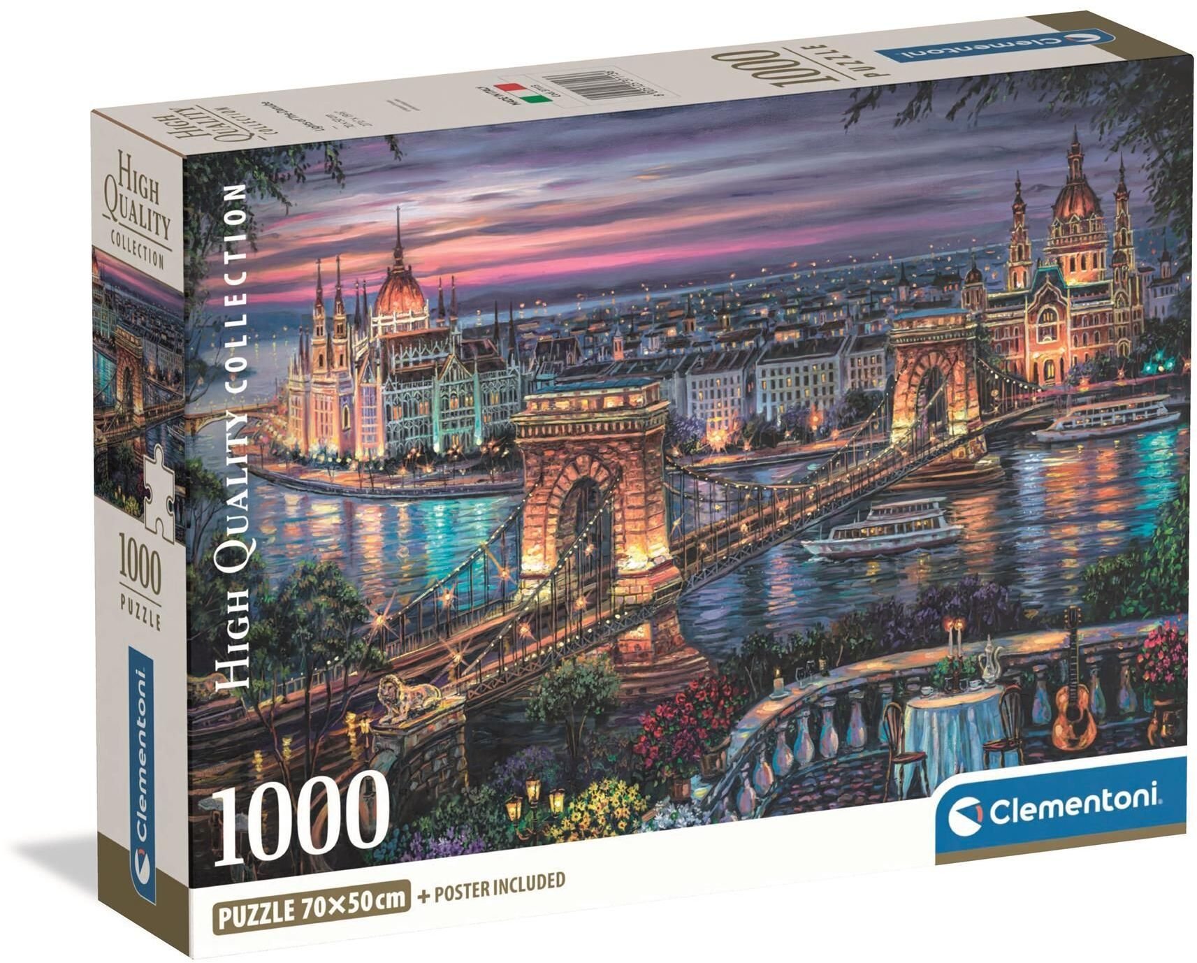 CLE puzzle 1000 Compact Lights of the Danube 37113