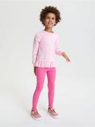 Dresy i komplety dla dziewczynek - Sinsay - Komplet: bluza i legginsy - różowy - miniaturka - grafika 1
