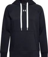 Bluzy damskie - Under Armour Bluza damska Under Armour Rival Fleece Hb Hoodie czarna 1356317 001 2XL - miniaturka - grafika 1