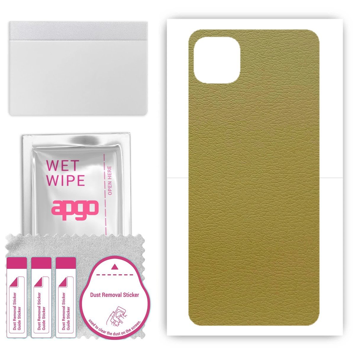 Folia naklejka skórka strukturalna na TYŁ do Samsung Galaxy A22s 5G - Skóra Oliwkowa - apgo SKINS