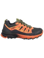 Buty trekkingowe męskie - CMP Buty turystyczne "Laky Fast" w kolorze czarno-pomarańczowym - miniaturka - grafika 1