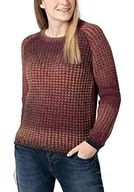 Swetry damskie - Timezone Raglan sweter damski, Purple Brown Multicolor, L - miniaturka - grafika 1