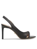 Sandały damskie - Gino Rossi Sandały VARESE-V617-36-1 Czarny - miniaturka - grafika 1