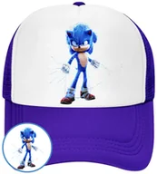 Czapki i chusty sportowe męskie - CZAPKA Z DASZKIEM SONIC DLA DZIECI NA LATO SIATKA NIEBIESKA BEJSBOLÓWKA - miniaturka - grafika 1