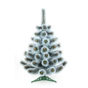 Choinka sztuczna żyłkowa z białymi końcami 50 cm - Choinki - miniaturka - grafika 1