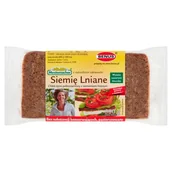 Pieczywo chrupkie - BENUS Chleb żytni pełnoziarnisty z siemieniem lnianym 500 g Benus - miniaturka - grafika 1