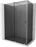 Kabiny prysznicowe - Mexen Velar kabina prysznicowa rozsuwana 140x70 cm, grafit, chrom - 871-140-070-41-01 - miniaturka - grafika 1