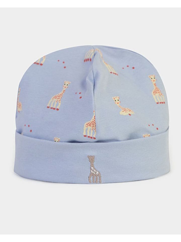 Sophie la Girafe Czapka w kolorze błękitnym