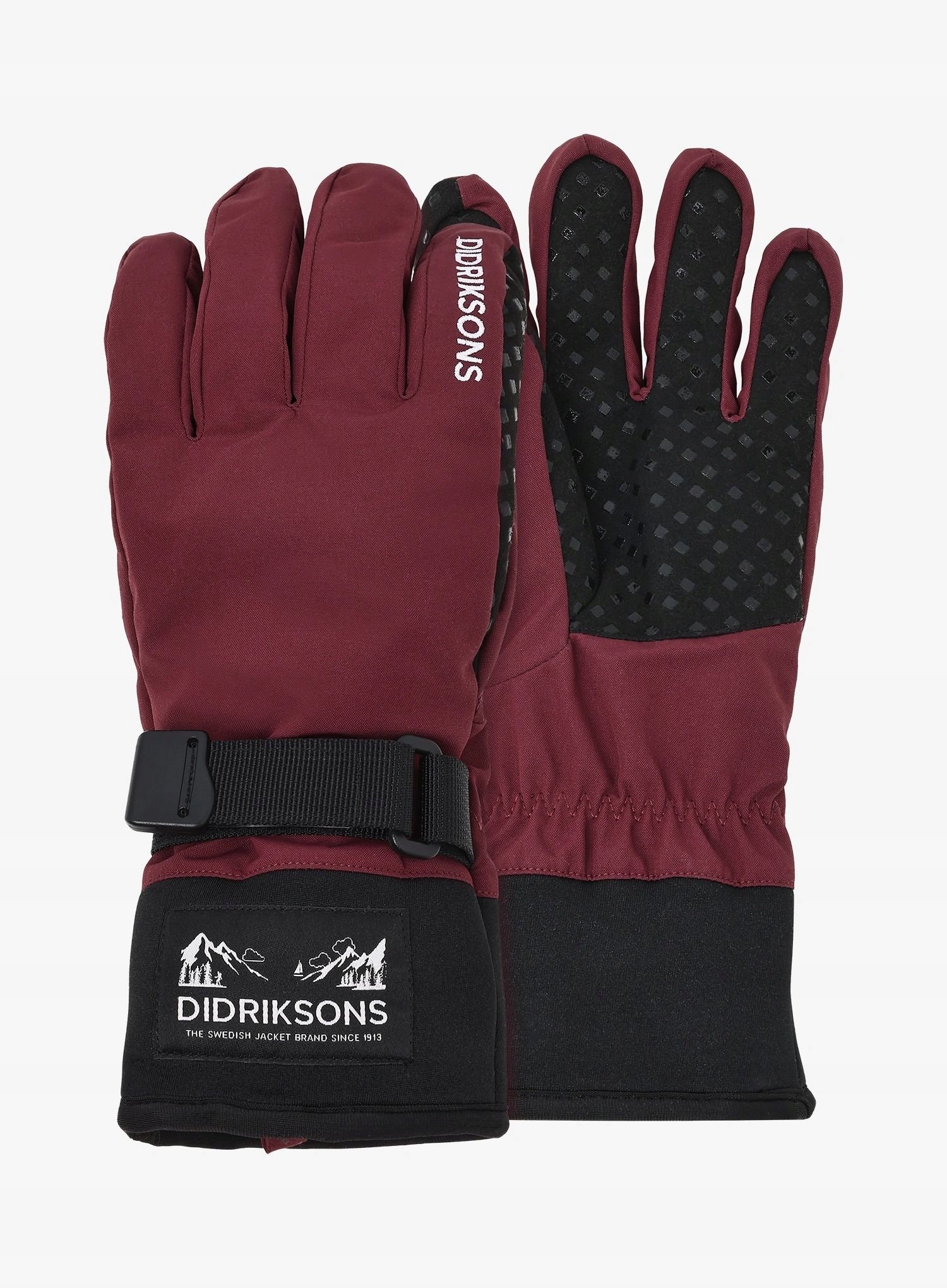 Rękawiczki dziecięce Didriksons Lovas Five Finger Glove 2 anemon red 6