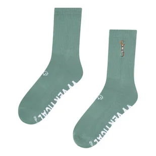 Skarpety YY Vertical Rock Socks Quickdraw zielony - Skarpetki i podkolanówki sportowe - miniaturka - grafika 1