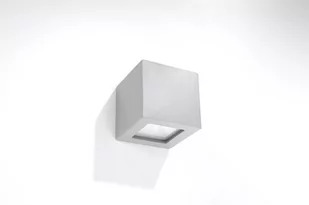 Sollux Lighting Kinkiet ceramiczny LEO szary CAFÉ AU LAIT - Lampy ścienne - miniaturka - grafika 1