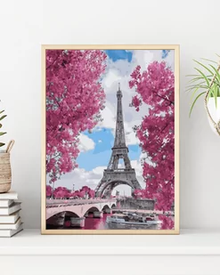 Malowanie po numerach - Magnolie w Paryżu 40x50cm - Twoje Hobby - Malowanie po numerach - miniaturka - grafika 2