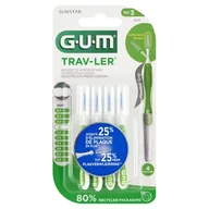Szczoteczki międzyzębowe - Gum Butler Trav-Ler szczoteczki międzyzębowe 4 szt 1,1 mm - miniaturka - grafika 1