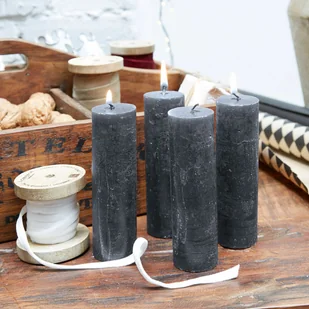 Świeca, zestaw 4 szt. Muriel - Świece - miniaturka - grafika 1