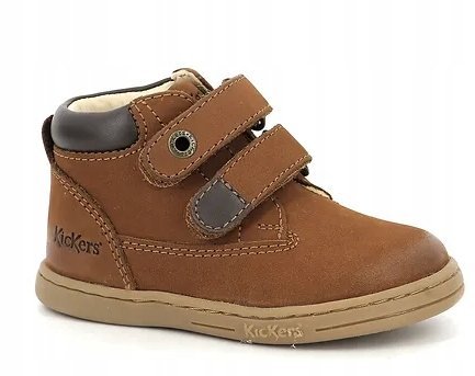 Kickers Półbuty Chłopięce Skórzane Brązowe 23 Ż7H