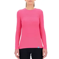 Koszulki sportowe damskie - Koszulka damska UYN  Natural Training OW Shirt LS Pink Yarrow S - miniaturka - grafika 1