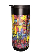 Kubki termiczne - Kubek termiczny, szczelny, 330 ml z grafiką - obraz osoby chorującej na schizofrenię - miniaturka - grafika 1