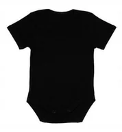 Body dla niemowląt - Body KRÓTKI rękaw rękawek CZARNE r 98 KLEKLE - miniaturka - grafika 1