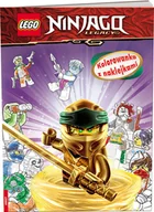 Klocki - LEGO Ninjago. Kolorowanka z naklejkami - miniaturka - grafika 1