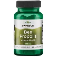 Suplementy naturalne - SWANSON Bee Propolis 550mg 60 szt. - miniaturka - grafika 1