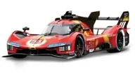 Samochody i pojazdy dla dzieci - Ferrari Racing 499P LMH #51 Red 1:43 BBURAGO - miniaturka - grafika 1