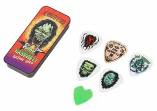 Dunlop KIRK hammett Monster Loose Pick Tin  6 sztuki w pudełku dla kolekcjonerów 26903133101 - Inne akcesoria gitarowe - miniaturka - grafika 1