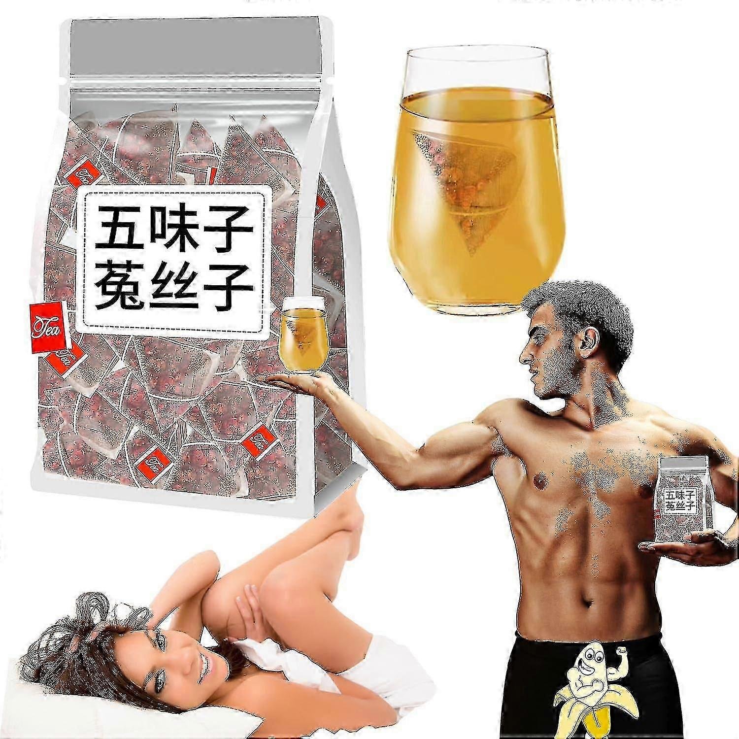 Pięć smaków Herbata jagodowa Goji, Herbata do pielęgnacji wątroby i nerek, Herbata męska Essentials Kidney Care Herbata Pięciosmakowa Jagody Goji O...