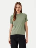 Koszulki i topy damskie - JDY T-Shirt Como 15328940 Zielony Regular Fit - miniaturka - grafika 1