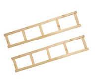 Meble modułowe i akcesoria - Bok 2 Szt Do Regału Drewnianego Lsr Ramka Noga 162,6X33 Cm Naturalny Drewno Sosnowe / Wamar-Sosenka - miniaturka - grafika 1