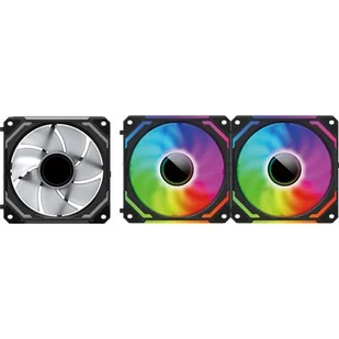 Redragon GC-F012 120mm 3szt. Czarny - Wentylatory komputerowe - miniaturka - grafika 1