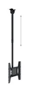 Uchwyty do telewizora - Hagor PLD Medium Single uchwyt sufitowy do 32-49" | max. VESA 400x400 | udźwig 50kg | długość max. 3000mm - miniaturka - grafika 1