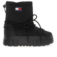 Śniegowce damskie - Buty Tommy Jeans Hybrid Boot EN0EN02601-BDS - czarne - Tommy Hilfiger - miniaturka - grafika 1