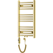 Grzejniki łazienkowe - Mexen Ares grzejnik elektryczny 700 x 400 mm, 300 W, złoty - W102-0700-400-2300-50 - miniaturka - grafika 1