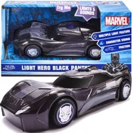 Samochody i pojazdy dla dzieci - Marvel Czarna Pantera Light Hero Black Panther Mały Samochód z efektami świetlnymi i dźwiękowymi - miniaturka - grafika 1