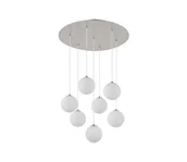 Lampy sufitowe - Globo 56140-7H - LED Żyrandol na lince RIHA 7xG9/3,5W/230V biały - miniaturka - grafika 1