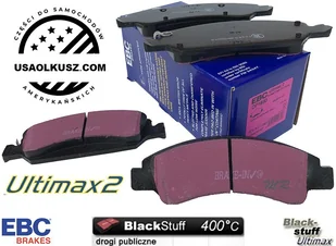 Przednie klocki Ultimax2 + NACINANE tarcze hamulcowe 330mm EBC seria USR Cadillac Escalade AWD 2009-2020 - Tarcze hamulcowe - miniaturka - grafika 7