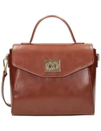 Portfele - Multikolorowy portfel Nobo w geometryczne wzory, czerwony - miniaturka - grafika 1