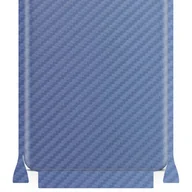 Szkła hartowane na telefon - Folia naklejka skórka strukturalna na TYŁ+BOKI do Xiaomi Redmi Note 7 Pro -  Carbon Granatowy - apgo SKINS - miniaturka - grafika 1