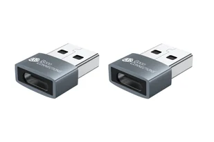 Kabelmeister USB-AD203-2 zmieniacz płci / kabli USB-A USB-C Szary USB-AD203-2 - Adaptery i przejściówki - miniaturka - grafika 1