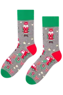 Skarpetki męskie - Steven 136-130 Melange-Szary skarpety męskie - miniaturka - grafika 1