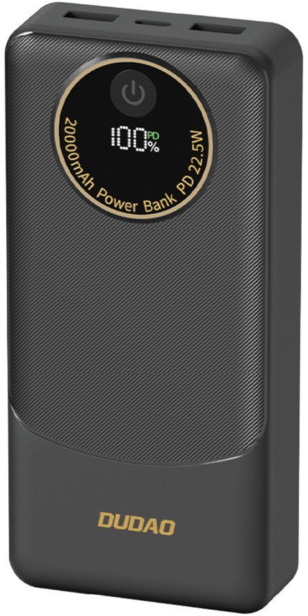 Dudao K12 powerbank 10000mAh 22.5 Watt Sort