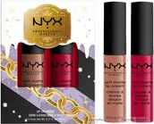 Szminki - NYX Professional Makeup - LIP CREAM DUO - Zestaw 2 pomadek w płynie Soft Matte - Abu Dhabi, Monte Carlo - miniaturka - grafika 1