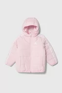 Kurtki i płaszcze dla dziewczynek - adidas kurtka dziecięca kolor różowy - miniaturka - grafika 1