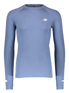 New Balance Koszulka sportowa "Q Speed 1NTRO" w kolorze niebieskim - Koszulki sportowe męskie - miniaturka - grafika 1