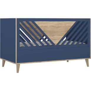 Łóżeczko dziecięce 140x70 niebieskie Tutu Blue V - Łóżeczka i kojce - miniaturka - grafika 1