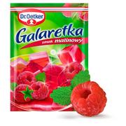 Dodatki do ciast w proszku - Dr. Oetker Galaretka o smaku malinowym 77 g - miniaturka - grafika 1