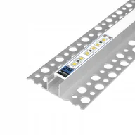 Akcesoria do oświetlenia - Profil Led Aluminiowy do Płyty Gk 10mm karton gips kafli glazury 2m klosz - miniaturka - grafika 1