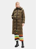 Kurtki damskie - Desigual Kurtka zimowa 23WWEW39 Zielony Oversize - miniaturka - grafika 1