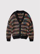 Swetry damskie - Desigual Kardigan Colorado 22WGJF06 Kolorowy Oversize - miniaturka - grafika 1